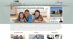 Desktop Screenshot of entsouthernutah.com